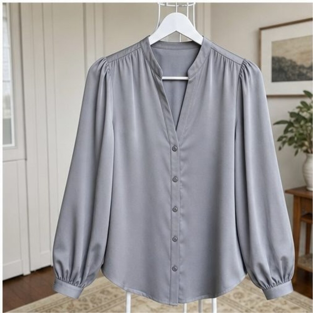 Gray Tunic Blouse